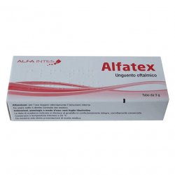 Альфатекс (Эубетал Антибиотико) глазная мазь 3г в Кургане и области фото